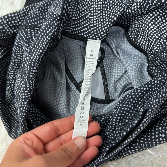 Lululemon Speed Wunder Tight *Asym Free Spirit Ice Grey Black / Black - Picture 4 of 6